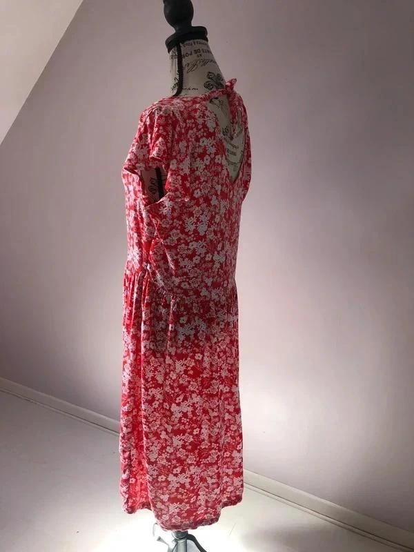 🌺 Red floral dress – In Extenso – Size 40 – Very good condition – photo 6